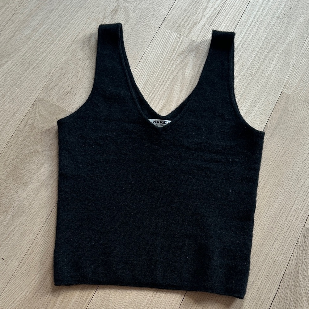 NakedCashmere Black Tank Top